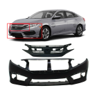 Bumper Cover & Grille for Honda Civic 2016-2018