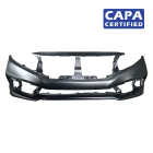 Primed Front Bumper Cover for 2017-2021 Honda Civic Touring Turbo EX LX CAPA