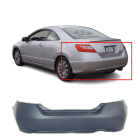 Primed Rear Bumper Cover for 2006-2011 Honda Civic Coupe 04715SVAA90ZZ HO1100234