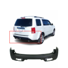 Primed Rear Bumper Cover Fascia for 2012-2015 Honda Pilot EX EX-L LX Sport