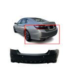 Rear Bumper Cover for 2016-2017 Honda Accord Touring Sedan w/Parking aid holes