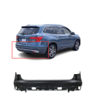 Primed Rear Upper Bumper Cover Fascia for 2016-2018 Honda Pilot LX EX-L EX Elite