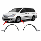 Set of 2 Fender Liners for Honda Odyssey 2005-2007 HO1248123 HO1249124