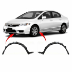 Set of 2 Fender Liners for Honda Civic 2006-2011 HO1248134 HO1249134