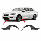 Set of 2 Fender Liners for Honda Accord 2013-2015 HO1248150 HO1249150