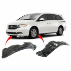 Set of 2 Fender Liners for Honda Odyssey 2014-2017 HO1248151 HO1249151