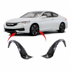 Set of 2 Fender Liners for Honda Accord 2016-2017 HO1248157 HO1249157