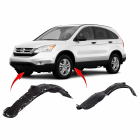 Set of 2 Fender Liners for Honda CR-V 2010-2011 HO1248191 HO1249191 74150SXSA10