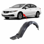 Front Left Driver Side Fender Liner For 2012-2015 Honda Civic HO1248168