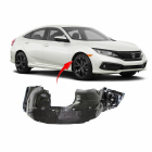 Front Right Passenger Side Fender Liner For 2019-2021 Honda Civic HO1249186