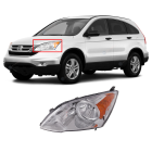 Left Driver Side HeadLight for Honda CR-V 2007-2011 HO2502129 33101SWAA01