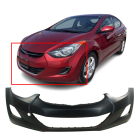 Primed Front Bumper Cover For 2012-2013 Hyundai Elantra Sedan GLS GL L Limited