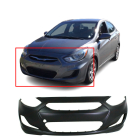 Primed Front Bumper Cover for 2012-2014 Hyundai Accent Sedan/Hatchback HY1000188