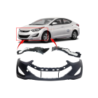 Bumper Cover & Fender Liner Kit for Hyundai Elantra 2014-2014