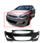 Primed Front Bumper Cover for 2014-2017 Hyundai Accent Sedan Hatchback HY1000201