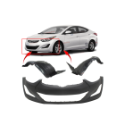 Bumper Cover & Fender Liner Kit for Hyundai Elantra 2014-2016