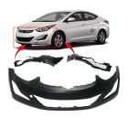 Bumper Cover & Fender Liner Kit for Hyundai Elantra 2014-2016