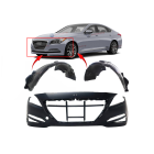 Bumper Cover & Fender Liner Kit for Hyundai Genesis 2015-2016