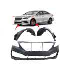 Bumper Cover & Fender Liner Kit for Hyundai Sonata 2015-2017