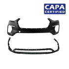 Front Bumper Cover Kit for 2017-2019 Hyundai Santa Fe HY1000216 HY1015107 CAPA