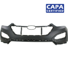 Primed Front Upper Bumper Cover for 2013-2016 Hyundai Santa Fe Base SE CAPA