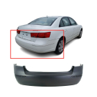 Rear Bumper Cover For 2008-2010 Hyundai Sonata GL GLS Limited SE