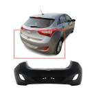 Primed Rear Bumper Cover Fascia for 2013-2016 Hyundai Elantra Base GL GLS SE L