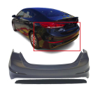 Bumper Cover Kit for Hyundai Elantra 2017-2018
