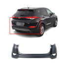 Rear Upper Bumper Cover For 2016-2018 Hyundai Tucson Primed HY1114103