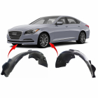 Set of 2 Fender Liners for Hyundai Genesis 2013-2016 HY1248144 HY1249144