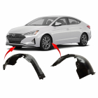 Set of 2 Fender Liners for Hyundai Elantra 2019-2020 HY1248177 HY1249177