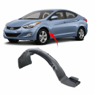 Front Left Driver Side Fender Liner For 2011-2013 Hyundai Elantra HY1248126