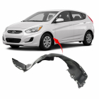 Front Left Driver Side Fender Liner For 2013-2017 Hyundai Accent HY1248136