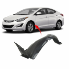 Front Left Driver Side Fender Liner For 2014-2016 Hyundai Elantra HY1248137