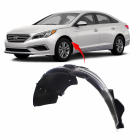 Front Left Driver Side Fender Liner For 2015-2017 Hyundai Sonata HY1248154