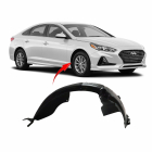 Front Passenger Side Fender Liner For 2018-2019 Hyundai Sonata HY1249179