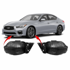 Set of 2 Fender Liners for Infiniti Q50 2014-2019 IN1248128 IN1249128 638414GA0B