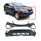 Front Bumper Cover Kit for 2011-2013 Kia Sorento EX LX SX KI1000149 KI1015100