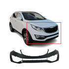 Front Bumper Cover For 2011-2016 Kia Sportage w/ fog light holes EX LX SX