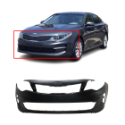 Front Bumper Cover For 2016-2018 Kia Optima W/O Fog Light Primed KI1000182