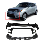 Front Bumper Cover Kit for 2017-2019 Kia Soul KI1014102 KI1015112 KI1000190