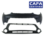 Front Bumper Cover Kit for 2014-2016 Kia Soul EX LX SX KI1014100 KI1015104 CAPA