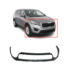 Primed Front Lower Bumper Cover Fascia for 2016-2018 Kia Sorento EX L LX Sport