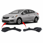 Set of 2 Fender Liners for Kia Forte 2014-2016 KI1248122 KI1249122 86811A7000