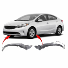 Set of 2 Fender Liners for Kia Forte 2017-2018 KI1248153 KI1249153 86811B0000