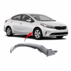 Front Right Passenger Side Fender Liner For 2017-2018 Kia Forte KI1249153