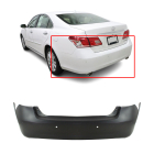 Rear Bumper Cover For 2007-2012 Lexus ES350 W/Park Holes Primed LX1100130