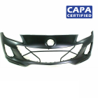 Front Bumper Cover For 2012-2013 Mazda 3 w/ fog light holes CAPA