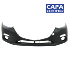 Primed Front Bumper Cover For 2014 2015 2016 Mazda 3 Sport Sedan Hatchback CAPA