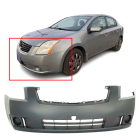 Primed Front Bumper Cover for 2007 2008 2009 Nissan Sentra 2.0 07 08 09